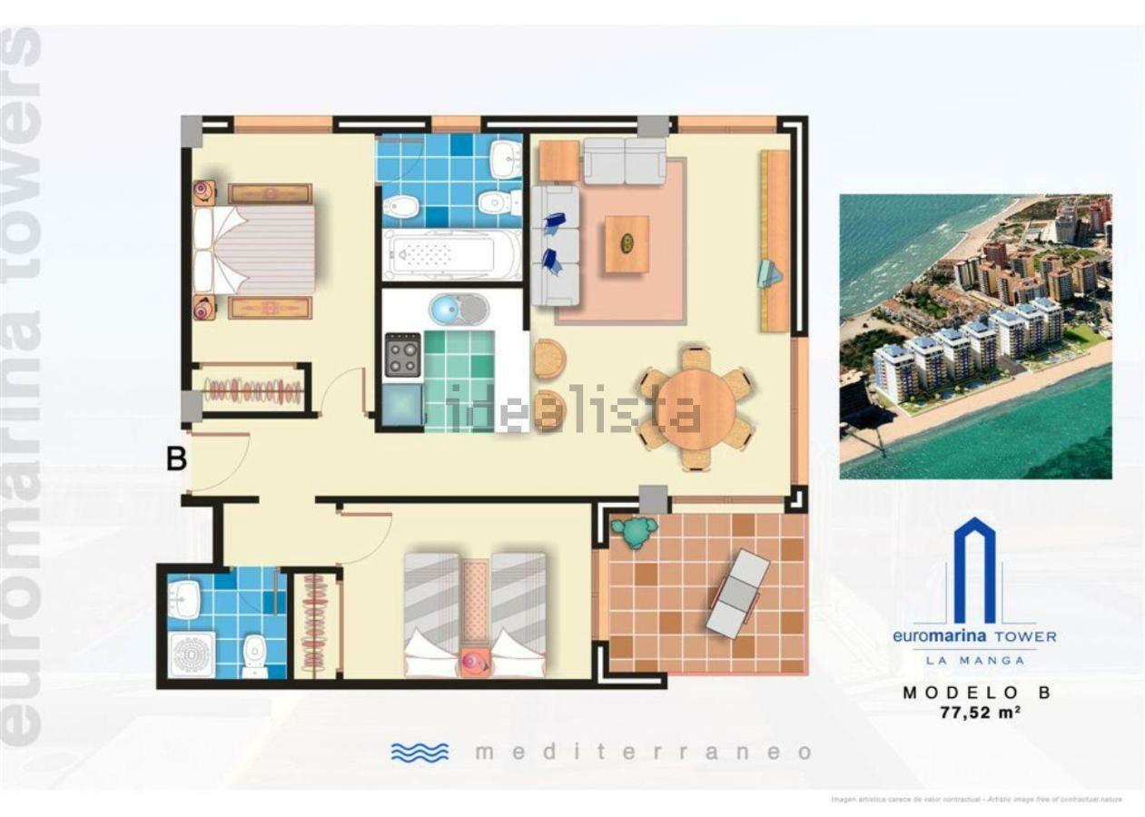 La Manga Apartamento - Primera Linea Сан-Хавьер Экстерьер фото
